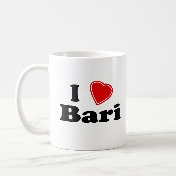 I Love Bari Drinkware