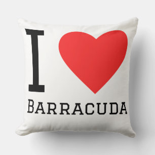 I love barracuda throw pillow