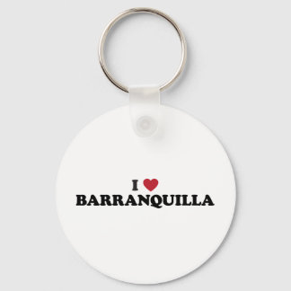 I Love Barranquilla Colombia Keychain