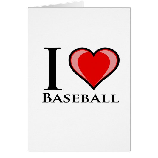I Love Baseball Cards (Front)