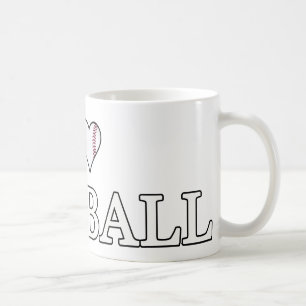 I Love Baseball Coffee Mug
