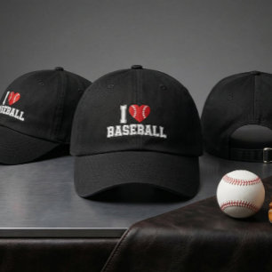 I Love Baseball Hat