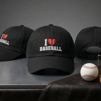 I Love Baseball Hat