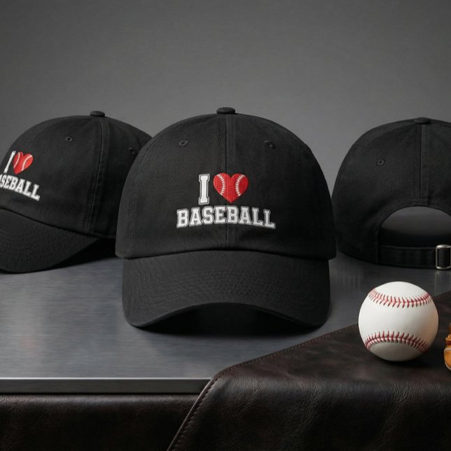 I Love Baseball Hat (I Love Baseball Hat)