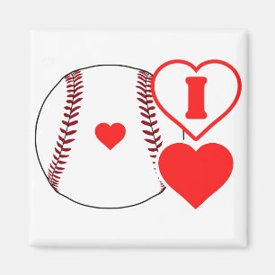 I love baseball  magnet
