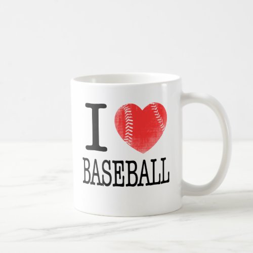 I Love Baseball Mug