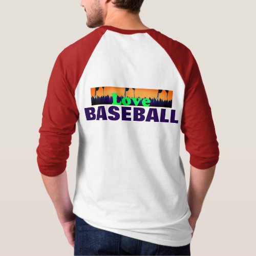 I love Baseball with compassion Latest Fun  T_Shirt