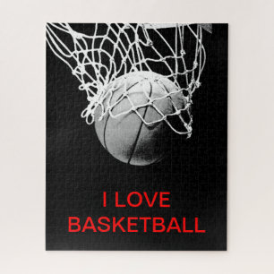 I Love Basketball Jigsaw Puzzle