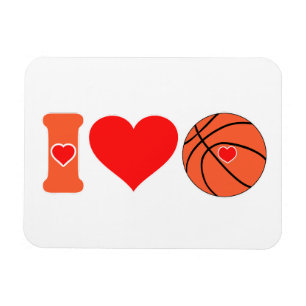 I love basketball magnet
