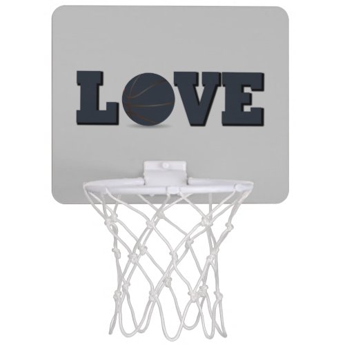 i love basketball mini basketball hoop