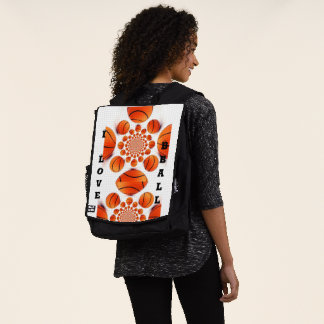 I Love Basketball: The Game of Champions Art Print Backpack
