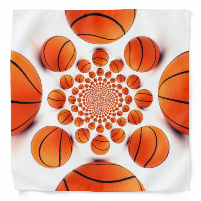 I Love Basketball: The Game of Champions Art Print Bandana (Front)