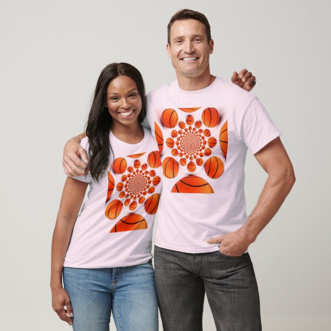 I Love Basketball: The Game of Champions Art Print T-Shirt (Unisex)