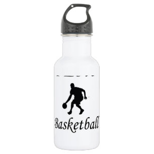 I Love Basketball Water Bottle