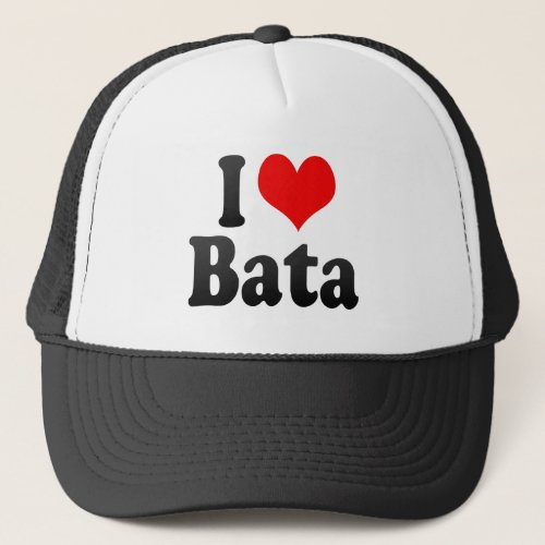 I Love Bata Equatorial Guinea Trucker Hat