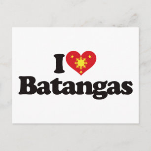 I Love Batangas Postcard