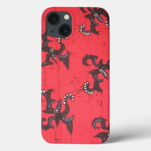 I love Batik iPhone Case