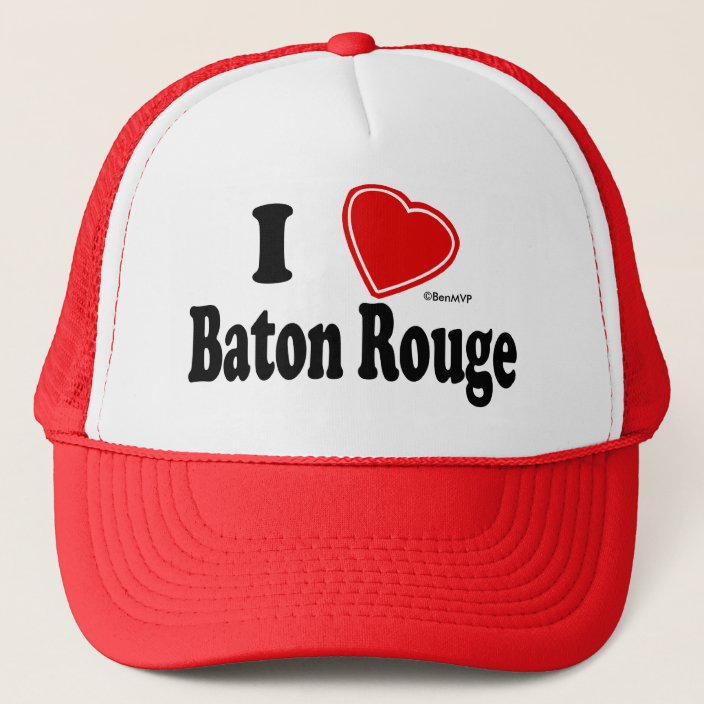 I Love Baton Rouge Mesh Hat