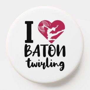 I Love Baton Twirling PopSocket