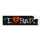 I love bats bumper sticker