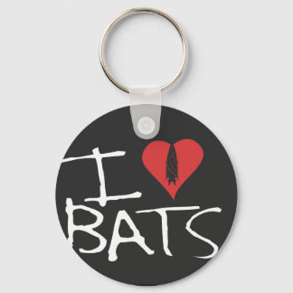 I love bats keychain