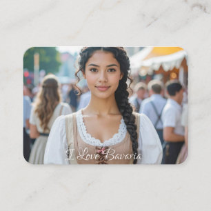 I LOVE BAVARIA ENCLOSURE CARD