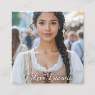 I LOVE BAVARIA ENCLOSURE CARD
