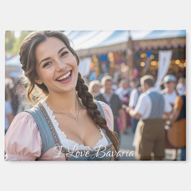 I LOVE BAVARIA MAGNET (Front)