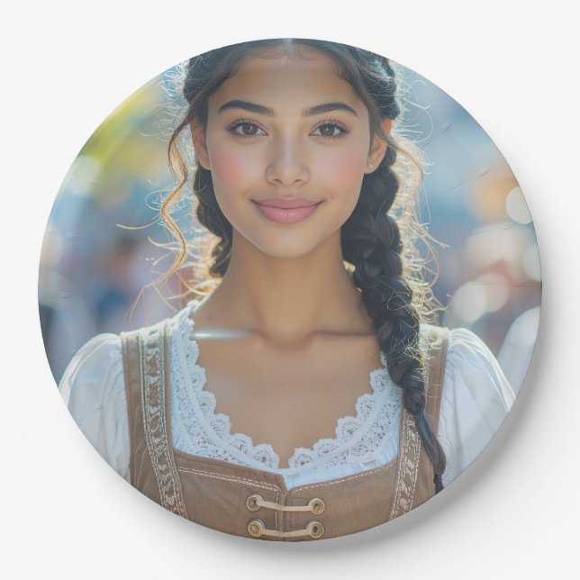 I LOVE BAVARIA PAPER PLATES (Front)