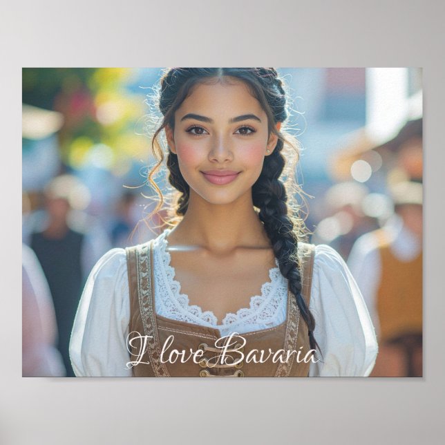 I LOVE BAVARIA POSTER (Front)
