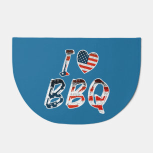 I love BBQ Doormat