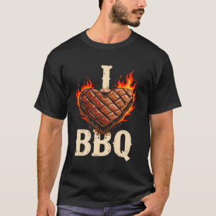 I Love BBQ Funny Grilling T-Shirt