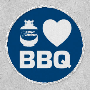 "I Love BBQ", Iron-On Patch