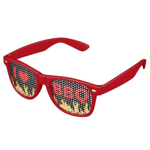 I love BBQ Retro Sunglasses