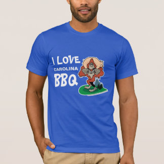 I love BBQ Sasquatch Custom T-shirt