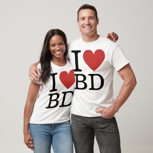 I âï Love BD _ Building Department T_Shirt