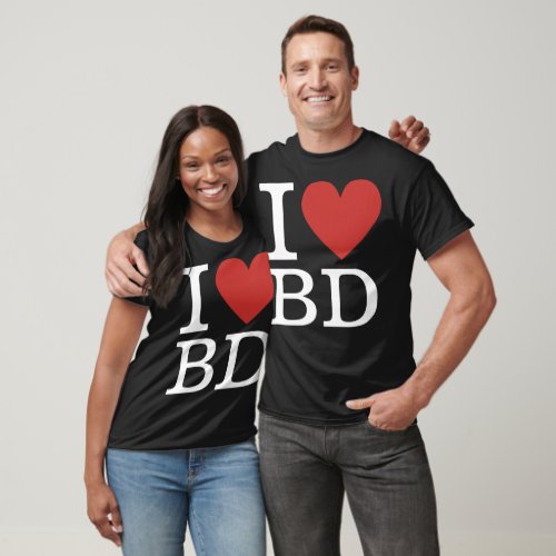 I âï Love BD _ Building Department T_Shirt