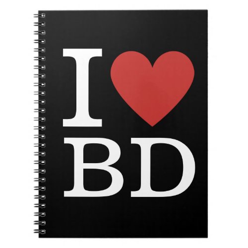 I ️ Love BD _ Busines Development Dept Notebook