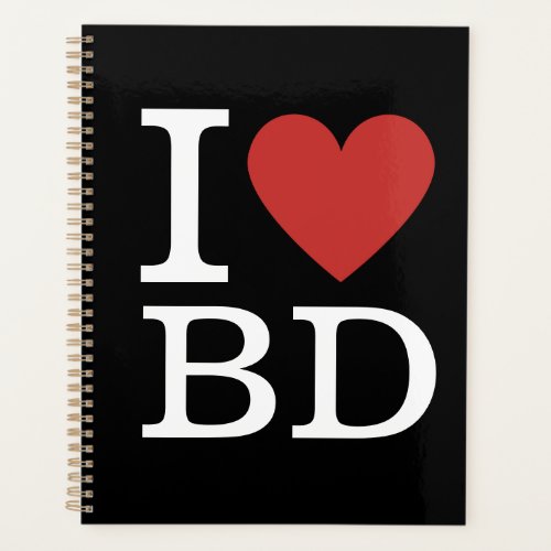 I ️ Love BD _ Busines Development Dept _  Planner