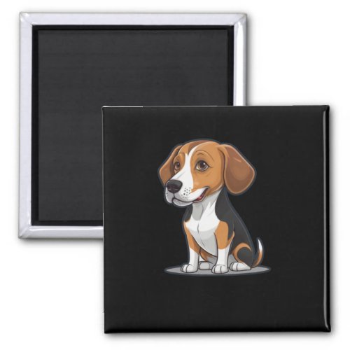I Love Beagle Dogs  Magnet