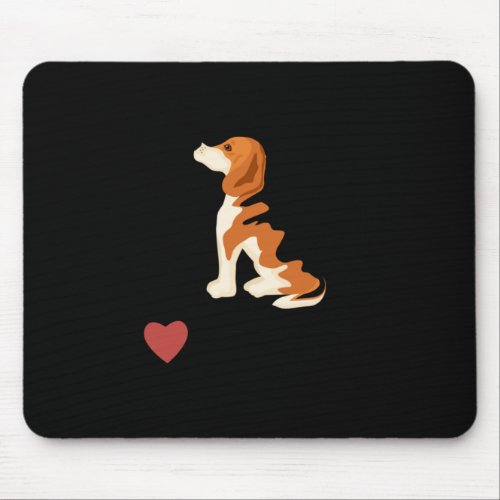 I Love Beagles  Mouse Pad