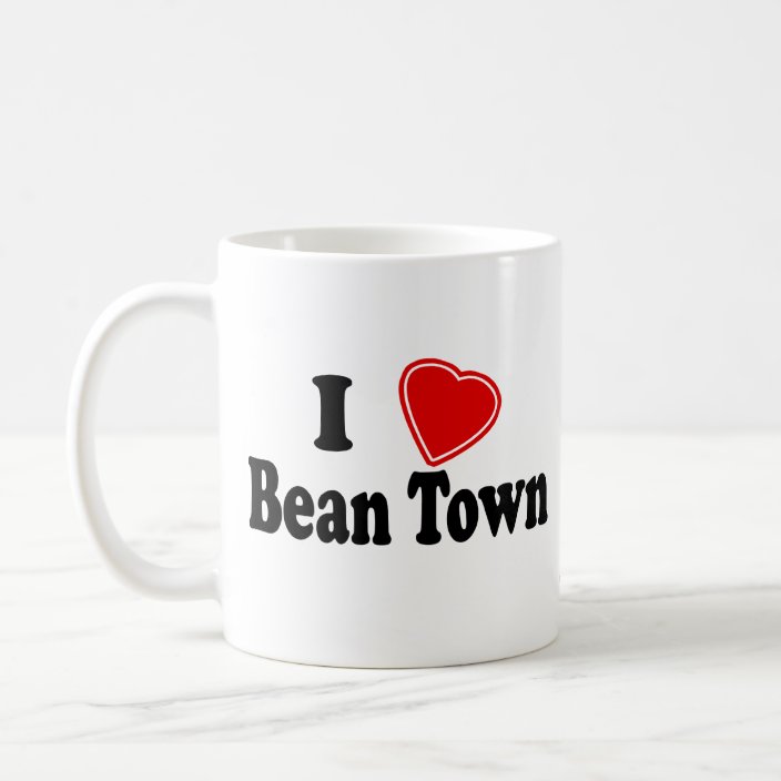 I Love Bean Town Coffee Mug