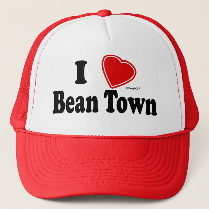 I Love Bean Town Mesh Hat