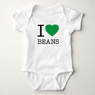 I LOVE BEANS BABY BODYSUIT
