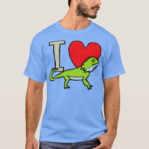 I Love Bearded Dragons T_Shirt