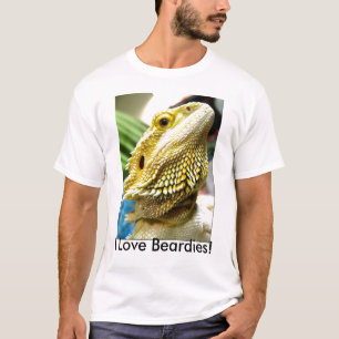 I Love Beardies! t shirt