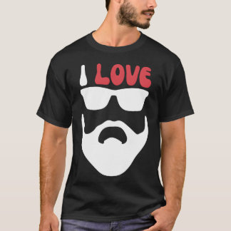 I Love Beards girl T-Shirt