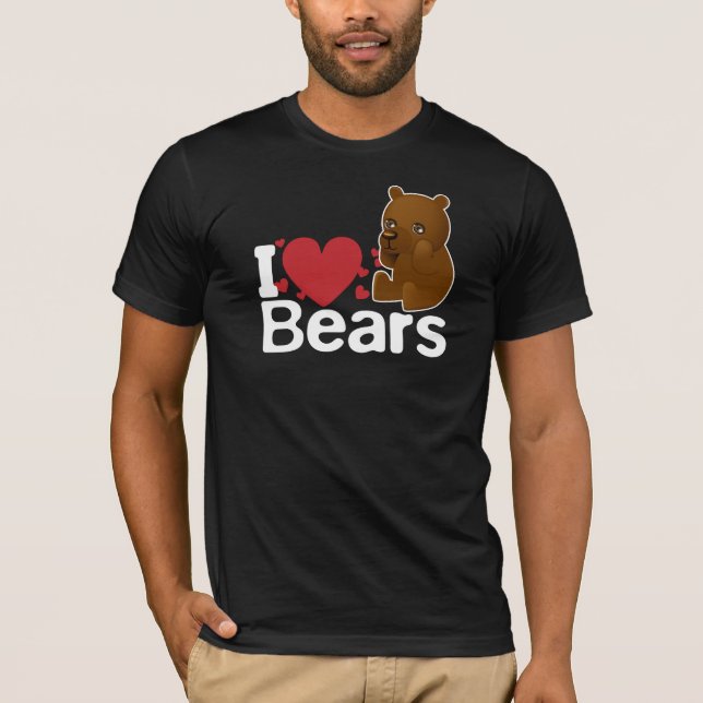 I Love Bears T-Shirt (Front)