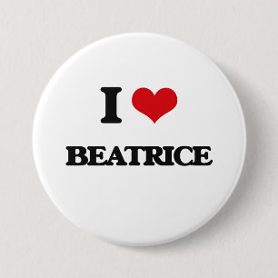 I Love Beatrice Button