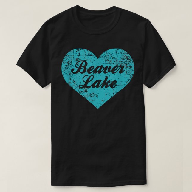 I Love Beaver Lake , Arkansas Camping Gift  T-Shirt (Design Front)